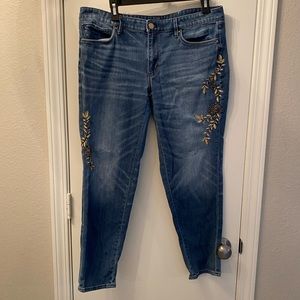 WHBM Embellished Jeans